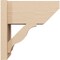 Ekena Millwork 7 1/2-in W x 14-in D x 14-in H Funston Slat Rough Cedar Woodgrain TimberThane Outlooker, Primed Tan OUTUR075X14X14FST24RCPR - alternate 6